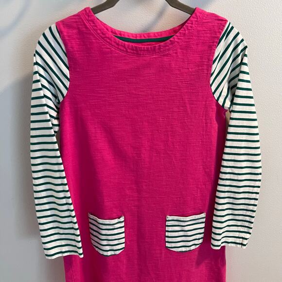Mini Boden Pink Green and White Dress Size 11-12 Y - Picture 2 of 7